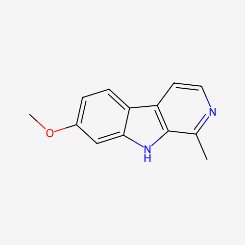 Harmine molecular structure